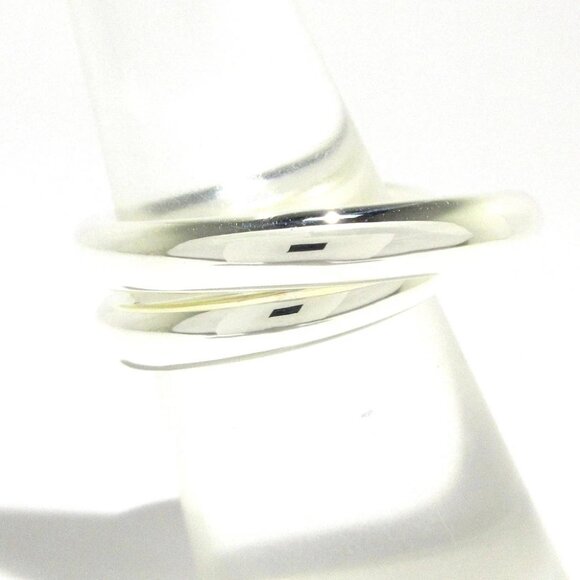 Auth HERMES Vertige - Silver Ring - Picture 1 of 6